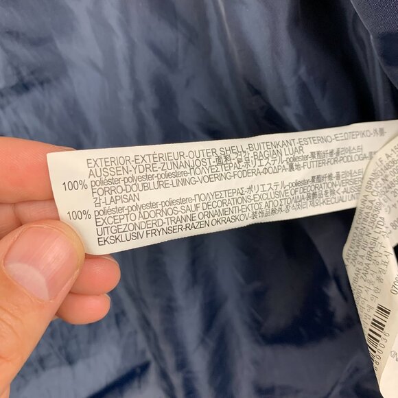 Zara Mens Bomber Jacket Medium Black Full Zip Long Sleeve Varsity Striped Trim - Picture 4 of 7